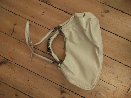 Miu handbag cream leather - handbag,