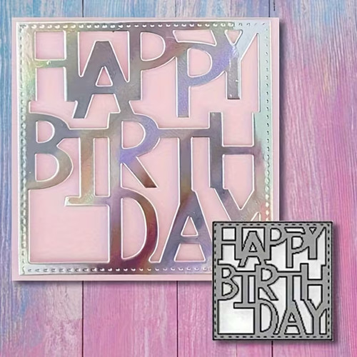 Happy birthday square piece - birthday,