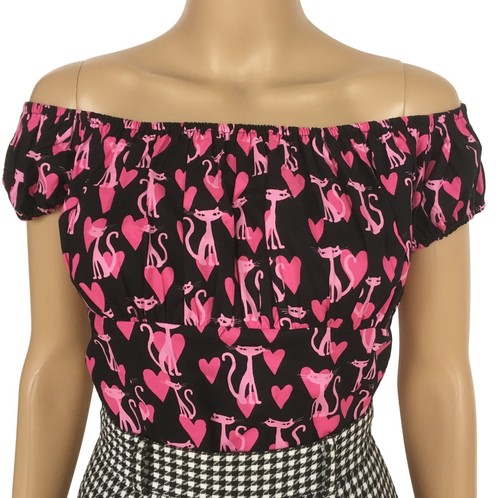 Women pink kitten - pink, print