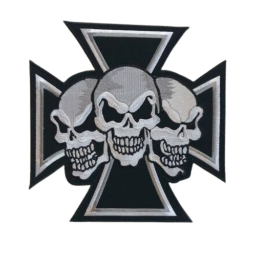 Skull cross rider - skull, biker