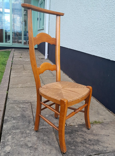 Unusual vintage beech high - vintage,