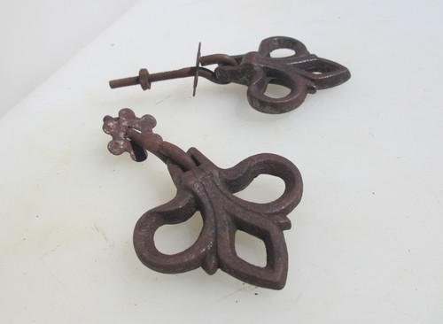 Vintage iron drawer drop - vintage,