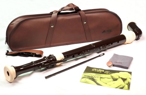 Aulos recorder bass 521 - recorder,