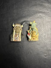 Set of 2 Native American 3"
