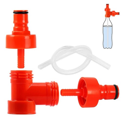 Carbonation cap tee adapter - cap,