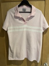 Men’s White & Pink Striped