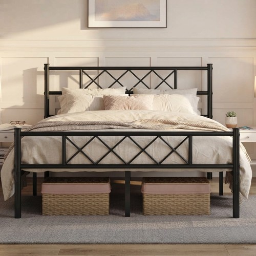 5ft king metal bed frame - bed,