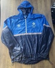 Rare Adidas Team GB London 2012 Olympics rain jacket coat  