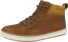 Clarks Mens Leather Boots Tan