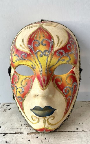 Vintage venetian carnival mask - venetian,