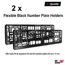Pure black car - pure, plate