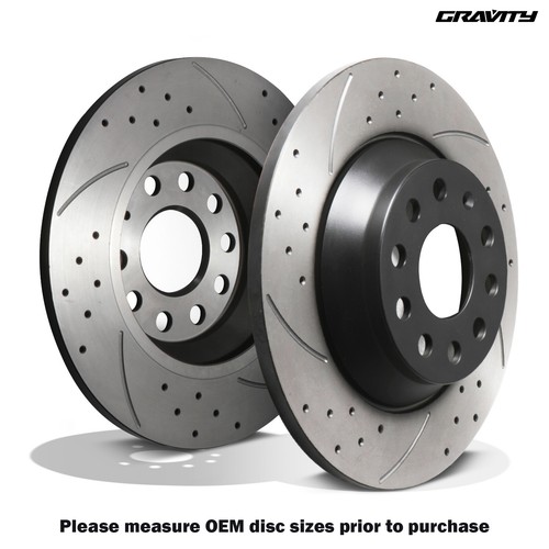 Rear grooved drilled 300mm - grooved,