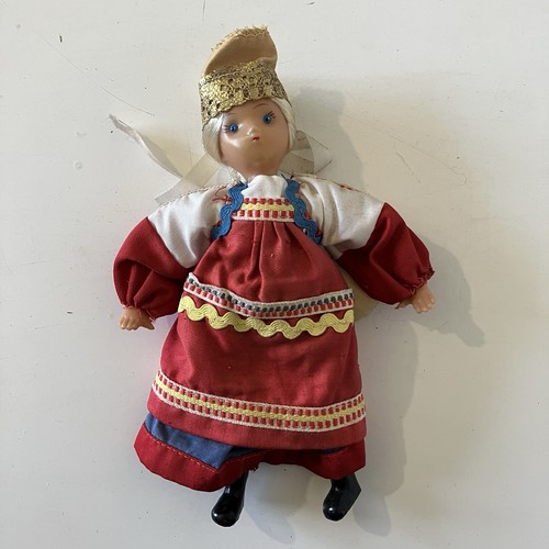 Vintage samovar doll russian - vintage,