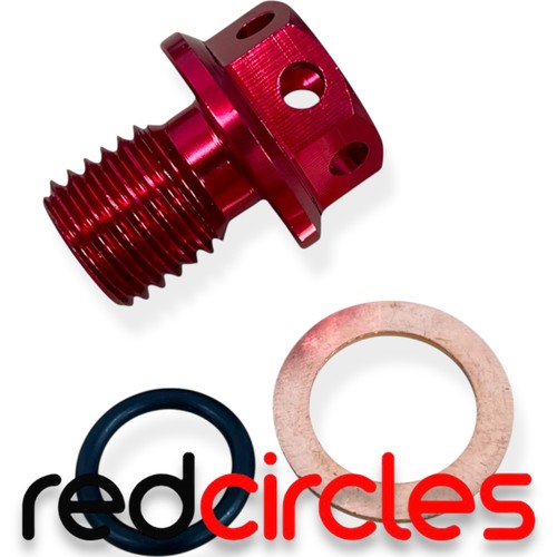 Drilled red magnetic - red,