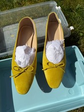 Mustard Yellow Suede Pointed