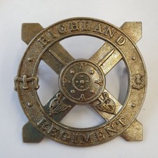 Army Cap Badge - Highland Regiment