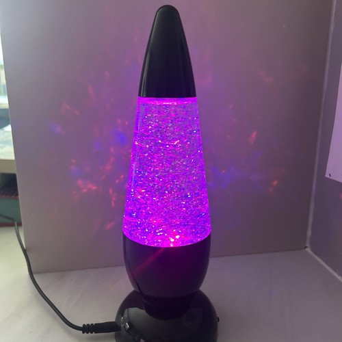 Colour changing glitter lamp - glitter,
