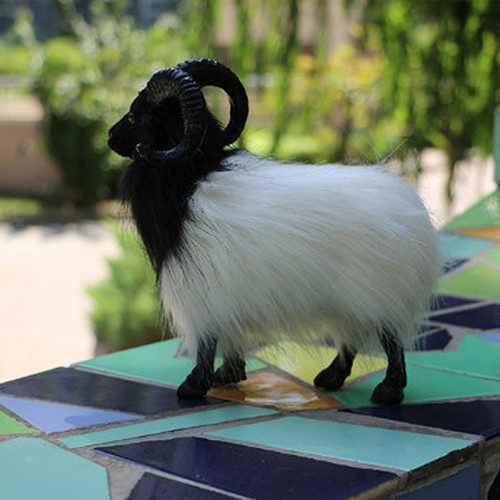 Goat statue standing - goat,
