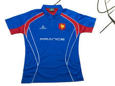 France Rugby Shirt Home  Blue Olorun Rugby Shirt Size:Large