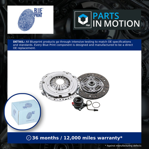 Clutch kit 3pc - kit,