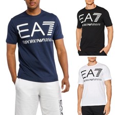 EA7 6KPT23 Mens T Shirts Crew Neck Emporio Armani Tee Casual Summer Cotton Tops