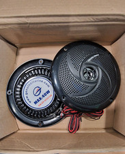 Pair of Genuine Marine Speakers GM-EP-AP2218B. Waterproof. 6.5"
