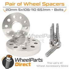 Wheel Spacers (2) & Bolts 20mm
