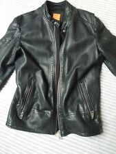 BOSS Leather Bomber Jacket