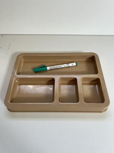 Vintage 1970s desk makeup - desk,