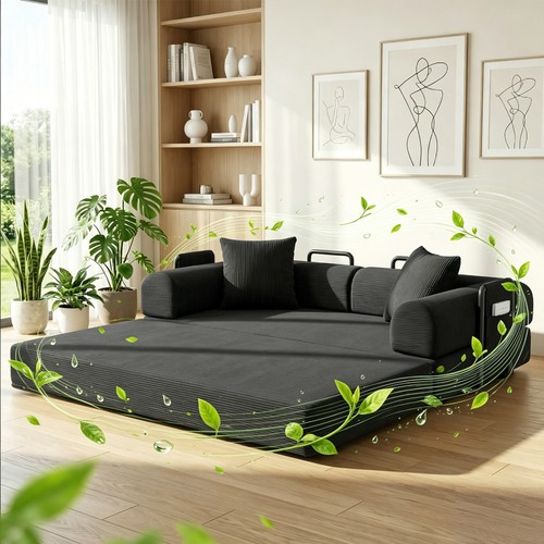 Corduroy boneless couch comfy - boneless,