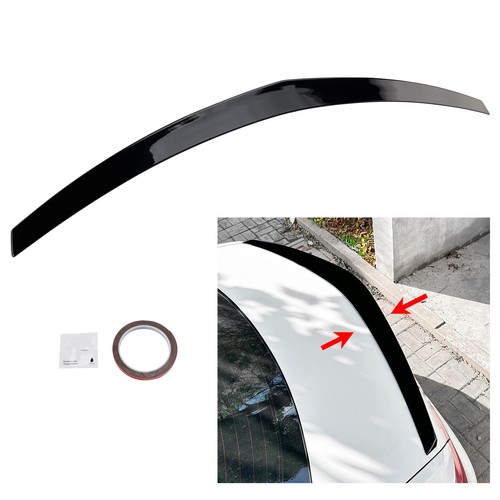 Gloss black rear - black, for