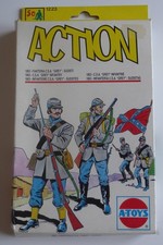 VINTAGE A-TOYS (ESCI MOULD) 1/72 SCALE AMERICAN CIVIL WAR CONFEDERATE INFANTRY