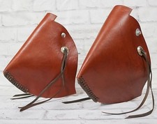 Western Saddle Tapaderos Stirrups - Sold in Pair Handmade Tooled Premium Leather