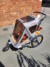 Queridoo Speedkid 2 Childrens Bike Trailer for Two Children