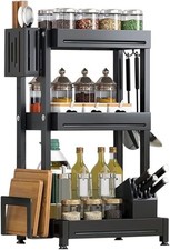 Kitchen Storage Shelf for Kitchen Spice Rack Counter Spice Rack - For AUCTION