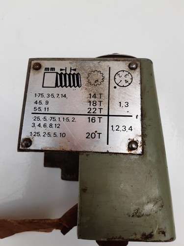 Colchester student thread dial - student,