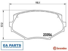 Brake Pad Set, disc brake for EUNOS MAZDA BREMBO P 49 020