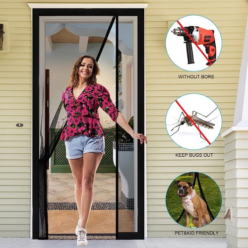 Magnetic fly screen - fly, doors