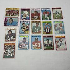 16x 1972 Topps American Football Cards Bob Griese Calvin Hills Little Pro Action