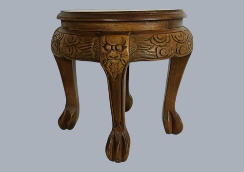 Vintage hand carved wooden - carved,