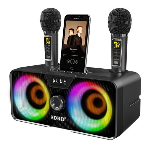 Karaoke machine with uhf - machine,, 2