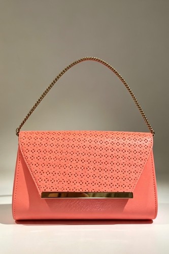 Coral pink bag - coral,