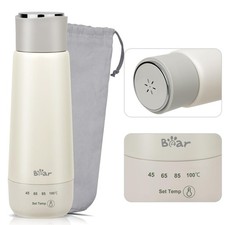 Bear Portable Travel Electric Kettle Temperature Control Settings Keep RRP £30
