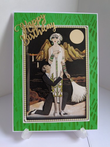 Handmade 5x7 art deco - handmade,