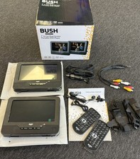 Bush 7 Inch Dual Screen In Car DVD Player 