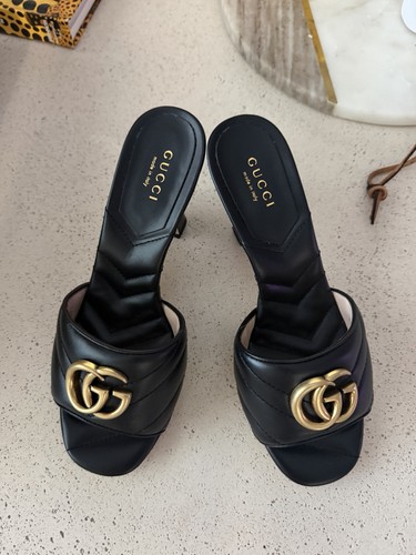 Gucci nappa charlotte mule - gucci,