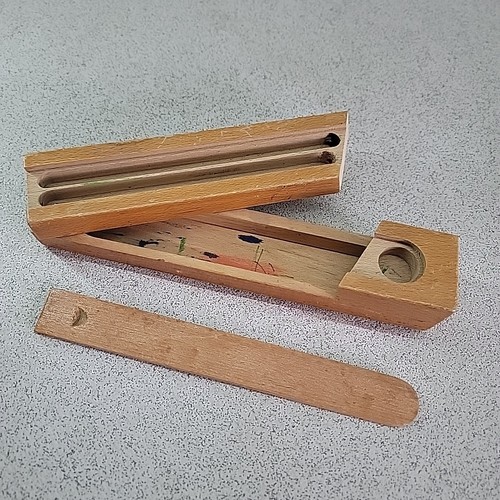 Vintage wooden swivel - vintage,