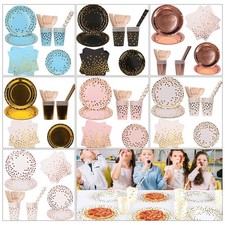 80pcs Party Plates Napkins