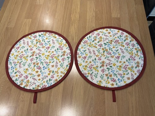 Aga covers floral fabric