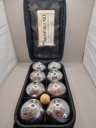 Vintage petanque boule set - set, of